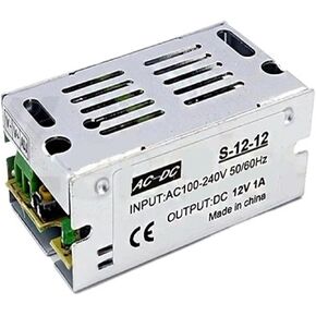 100-240V AC to DC 12V 1A 12W Switch Power Supply Aluminum House Voltage Converter Driver for Light Strip Lamp Bar in Kuwait