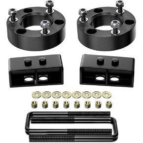 مجموعات رفع التسوية 3 بوصة لـ 2004-2024 F150 2WD 4WD، فواصل أمامية مزورة 3 بوصة متوافقة مع F150 in Kuwait