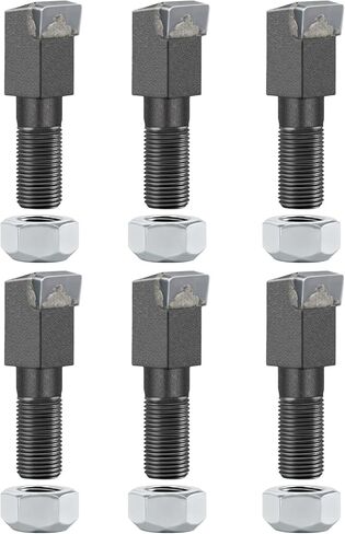 6 Pack 2-7/8"Lx11/16"W with 5/8"-18 Nuts Stump Grinder Teeth Compatible with Woodland Mills WG28 WG24 Stump Grinder Teeth in Saudi Arabia