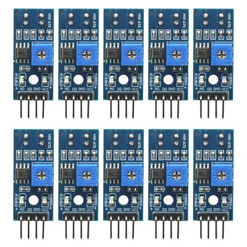 10PCS TCRT5000 Infrared Reflective IR Photoelectric Sensor Switch DC 3.3V-5V Barrier Line Track Sensor Module for Arduino in Saudi Arabia