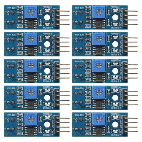 10PCS TCRT5000 Infrared Reflective IR Photoelectric Sensor Switch DC 3.3V-5V Barrier Line Track Sensor Module for Arduino in Saudi Arabia