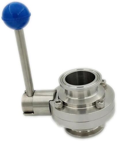 RZQUAL SS304 Butterfly Valve Tri Clamp Quick Installation fit Pipe OD 76mm-159mm(133mm) in Saudi Arabia