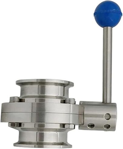 RZQUAL SS304 Butterfly Valve Tri Clamp Quick Installation fit Pipe OD 76mm-159mm(133mm) in Saudi Arabia