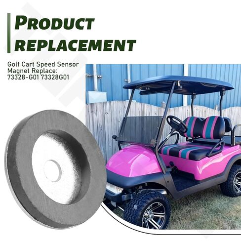 2 حزمة 73328-G01 مغناطيس مستشعر سرعة عربة الجولف لعربة الجولف الكهربائية EZ-GO EZGO 2000-up، يناسب تطبيقات 36V 48V PDS الكهربائية (2001-2009)، استبدل 73328G01 in Kuwait