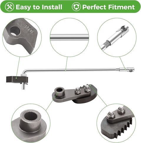 10L0L Golf Cart Brake Latch Kit fit for Club Car DS & Carryall G&E 1995-up, Aluminum Park Brake Rod & Pawl, OEM 101187702, 1017322, 101985-01 in Saudi Arabia