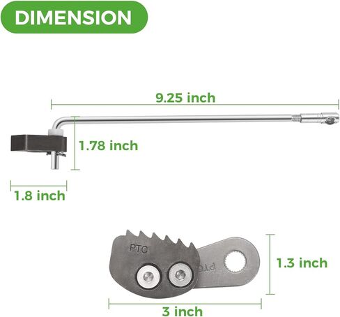 10L0L Golf Cart Brake Latch Kit fit for Club Car DS & Carryall G&E 1995-up, Aluminum Park Brake Rod & Pawl, OEM 101187702, 1017322, 101985-01 in Saudi Arabia
