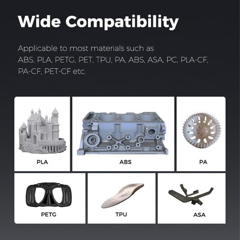 لوحة بناء Creality Hi Epoxy الراتنج، ملاءة سرير مرنة ثلاثية الأبعاد، سطح سرير مطبوع مزخرف مع التصاق ممتاز، تسطيح عالي، قوة عالية لمجموعة Creality Hi Combo (280 × 265 مم/11.02 × 10.43 بوصة) in Kuwait