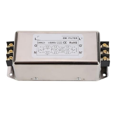 Single-Phase 220v Three-Pole Power Supply Filter CW4L3-30A-S Terminal Block Inverter(CW4L3-10A-S-003) in Saudi Arabia