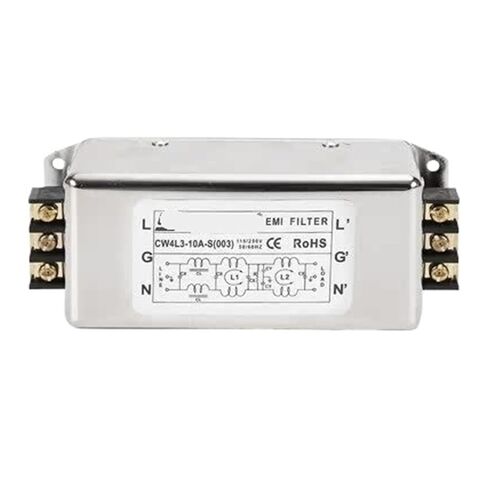220V Single-Phase Three-Stage Four-Section Power Filter CW4L4 servo Frequency Conversion CW4L3-3A 10A 20A 30A-R(CW4L3-20A -S -003 Terminal) in Saudi Arabia