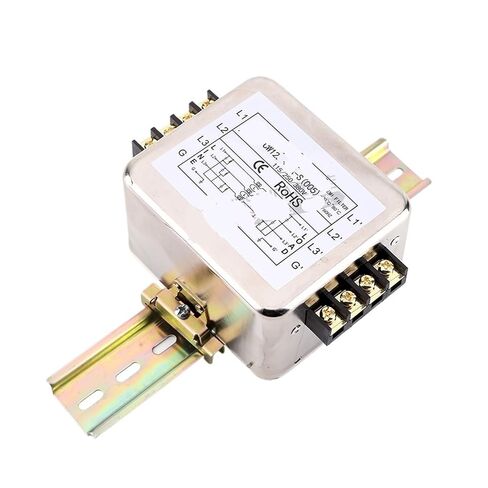 فلتر طاقة ثلاثي الطور ثلاثي الأسلاك بأربعة أسلاك 380 فولت CW12B-40A-S(005) سكة طرفية (CW12C -6A -R ثلاث أسلاك رباعية الطور) in Kuwait