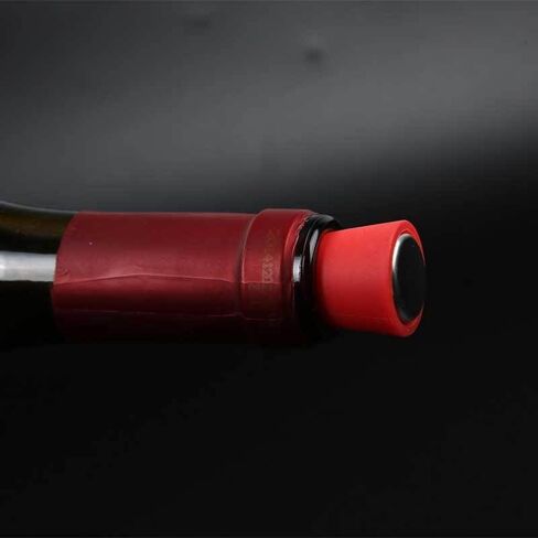 3pc Leak-Proof Silicone Wine Stopper - Reusable Wine Bottle Stopper for Glass Bottles Whisky, Champagne, and Beer - Kitchen Bar Accessory in Saudi Arabia