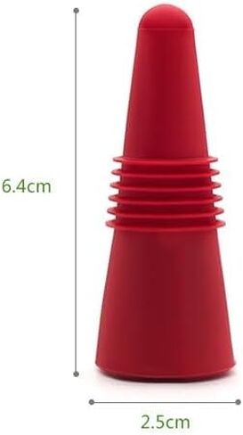 3pc Leak-Proof Silicone Wine Stopper - Reusable Wine Bottle Stopper for Glass Bottles Whisky, Champagne, and Beer - Kitchen Bar Accessory in Saudi Arabia