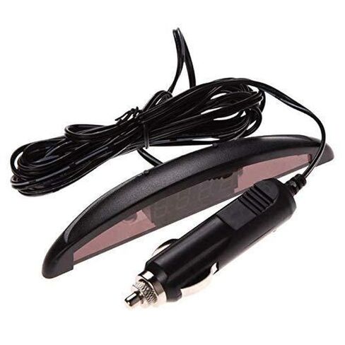 Machswon 12v 3in1 Voltmeter مقياس الحرارة التقويم الرقمي LED عرض السيارة الأصلية الداخلية الخارجية على مدار الساعة الإلكترونية متعددة الوظائف in Kuwait