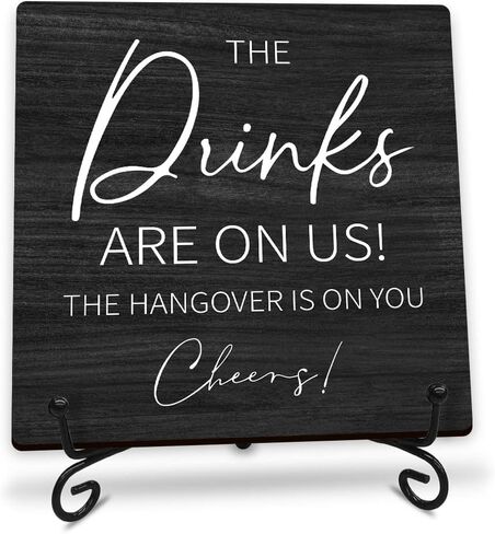 Motivational Funny Wooden Sign - 5" Wooden Decoration Life Is Like The Bathroom Plaque - Farmhouse Tabletop Home Washroom Bathroom Decor - Gifts For Family & Friends - A05 in Saudi Arabia