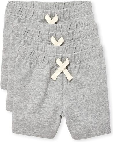 The Children's Place Boys French Terry Shorts Casual Shorts ، Heather Gray 3 Pack ، XX-Large US in Saudi Arabia