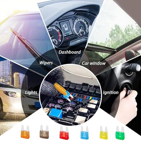صمامات صغيرة، صمامات شفرة السيارات للسيارة/RV/الشاحنة/SUV/الدراجة النارية/القارب (7.5A) in Kuwait