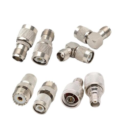 BNC Connector Q9, BNC to BNC Male/Female 90-Degree Right Angle T 3-way/4-way Splitter, 2X Dual Male/Female 3/4 Brass.(TNC F to BNC M) in Saudi Arabia