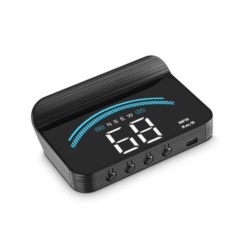 جهاز عرض عداد السرعة على الزجاج الأمامي، عداد السرعة الرقمي GPS مع السرعة والسرعة الزائدة، شاشة عرض رأسية للسيارات مناسبة لجميع المركبات in Kuwait