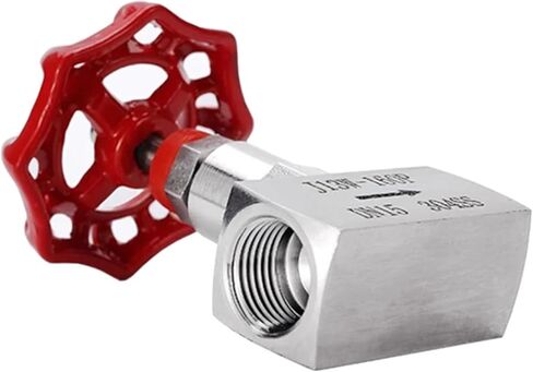 1/4 3/8 1/2 3/4 Inch Stainless Steel Needle Valve J13-160P Female Thread Globe 1Pcs(3/8") in Saudi Arabia