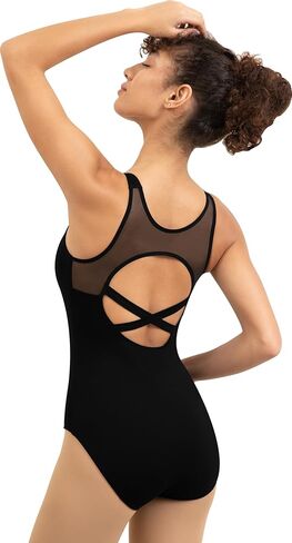 يوتار رقص دبابة للنساء شبكة رقص الباليه ، تصميم التنفس للممارسة in Kuwait