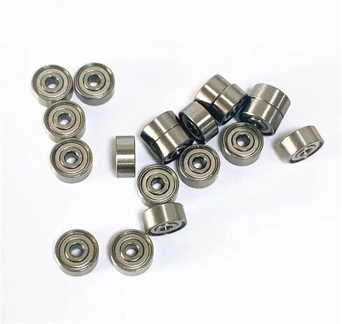 SLMLSGB 50/100/500 قطعة SR2-5ZZ 3.175*7.938*3.571 مللي متر الفولاذ المقاوم للصدأ الكرات الأخدود العميق 3.175x7.938x3.571 مللي متر بوصة تحمل (500 قطعة) in Kuwait