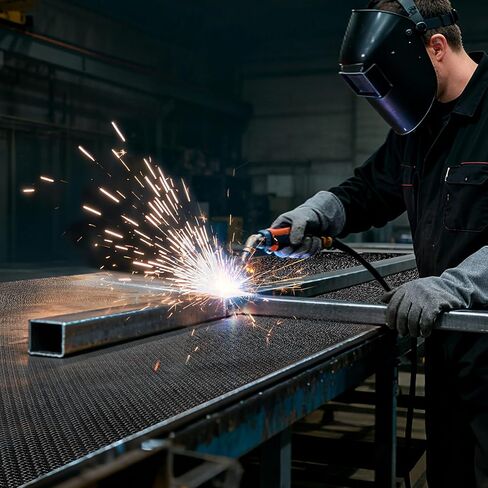 VEVOR Welding Blanket, 4 x 6 FT Silicone Coated Fiberglass Welding Blanket, Up to 1800°F Heat Resistant Safety Protection Blankets, Flame Retardant Fireproof Insulation Mat with Metal Grommets in Saudi Arabia