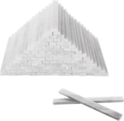 200Pcs Flat Soapstone Pen Welding White Soapstone Refills Soap Stones Chalk Soapstone Pencil for Welders Marking Tools and Markers Removable Markings on Steel Cast Iron in Kuwait