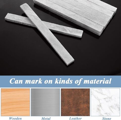200Pcs Flat Soapstone Pen Welding White Soapstone Refills Soap Stones Chalk Soapstone Pencil for Welders Marking Tools and Markers Removable Markings on Steel Cast Iron in Kuwait