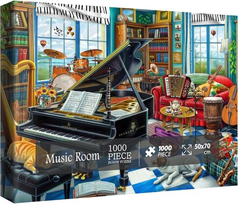 Vintage City Holiday Puzzles for Adults 1000 Pieces, Europe Cozy Time Scene Jigsaw Puzzles, Funny Art Puzzles in Saudi Arabia