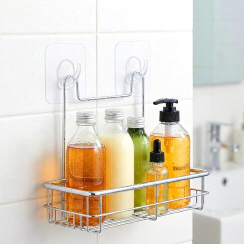 LXUEJIE 20 Pcs Clear Adhesive Wall Hooks for Hanging, Heavy Duty Utility Hooks Waterproof and Oilproof Acrylic Hanging Hooks for Kitchen, Bathroom, Bedroom, Office, Home in Saudi Arabia