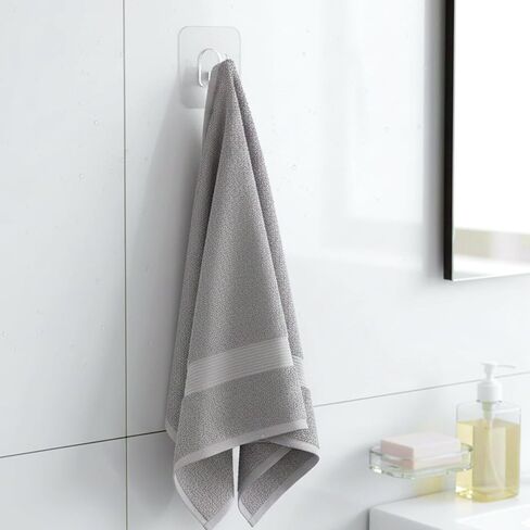 LXUEJIE 20 Pcs Clear Adhesive Wall Hooks for Hanging, Heavy Duty Utility Hooks Waterproof and Oilproof Acrylic Hanging Hooks for Kitchen, Bathroom, Bedroom, Office, Home in Saudi Arabia