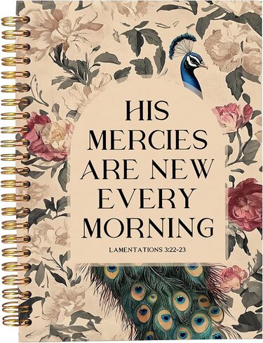Welshower Pink Rose Floral Cross Christian Spiral Notebook Journal, Bible Verse Notebook for Note Taking, Bible Scripture Journal, Religious Prayer Journals for Woman, 5.5x8.3 Inch in Saudi Arabia