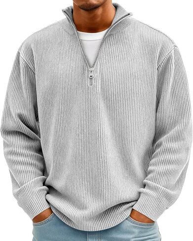ربع البريدي البلوز الرجال كم طويل Mockneck البلوز الهراء القمصان الوقوف طوق خمر ملابس الشتاء الرجعية in Saudi Arabia