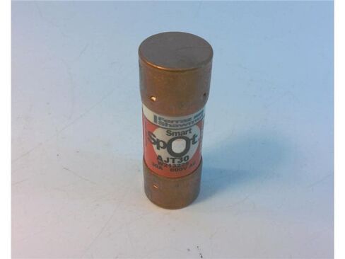 FERRAZ SHAWMUT AJT30-SMART-SPOT Fuse, 600 VAC, Dual Element, 30 AMP, Class J, AFT TIME-DELAY, Smart SPOT in Saudi Arabia