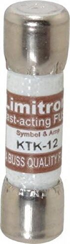 Cooper Bussmann Brand KTK-12 (KTK-12) 12 Amp Limitron Fast Acting Supplementary Fuse 600V in Saudi Arabia