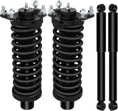 AUTOMUTO 2 Pcs Struts Shock Absorbers Compatible with 2007-2011 for Dodge Nitro,2002-2012 for Jeep Liberty with 344404 Auto Shocks - Rear in Saudi Arabia