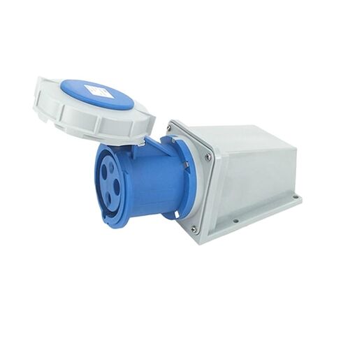 IP67 Industrial and Socket Connector Three-Phase 3-core 4P5 Hole 63A/125A Waterproof Non-Explosion-Proof(3P125A IP67 Dark Straight seat GP) in Saudi Arabia