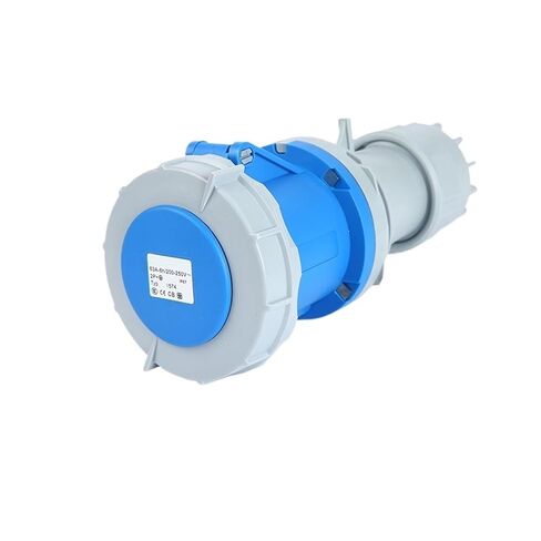 IP67 Industrial and Socket Connector Three-Phase 3-core 4P5 Hole 63A/125A Waterproof Non-Explosion-Proof(3P125A IP67 Dark Straight seat GP) in Saudi Arabia
