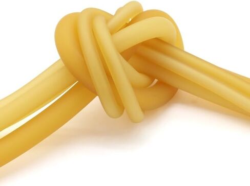 شريط مطاطي مرن عالي المرونة من اللاتكس، أنبوب ضخ الجلد، قياس التسمع، أنابيب ضغط الدم، 1 متر، تصريف أصفر مرن (ID 2 مم × OD 4 مم) in Kuwait