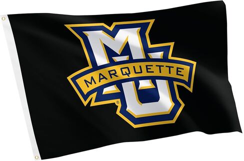 Desert Cactus Marquette University Flag - 3 x 5 Feet Golden Eagles MU Banner, Indoor/Outdoor Durable Fabric Display (Style C) in Saudi Arabia
