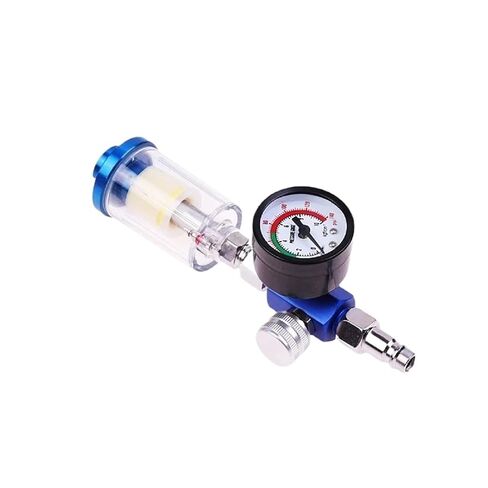 in-line Oil Water Separator Filter Separator Spray Gun air Regulator Pressure Gauge for Spray Gun Pneumatic Tools(Y-30+U Kit) in Saudi Arabia