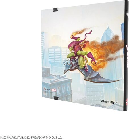 سحر Gamegenic: ألبوم The Gathering Marvel's Spider-Man ذو 24 جيبًا - حافظة بطاقات رسمية تضم Spider-Man وGreen Goblin، تحمل 480 بطاقة بأكمام، وصفحات تحميل جانبية وحزام مطاطي in Kuwait