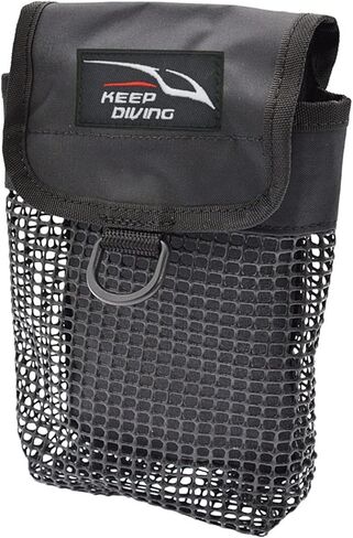 MEELYHOME Diving Gear Bag Finger Reel Safety Surface Marker Buoy Mesh Storage Pocket Snorkeling Equipment Holder Carry Pouch Buoy Storage Bag Buoy Mesh Storage Pocket Diving Gear Bag Buoy in Saudi Arabia