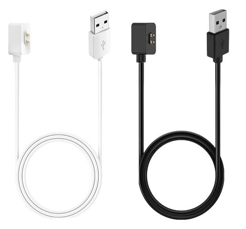 قطعتان شاحن لساعة Xiaomi Redmi 5/5 Active/5 Lite/4/3 Active/3 Lite، كابل شحن مغناطيسي لـ Xiaomi Mi Band 10/10 Pro/10 Active/9/9 Pro/9 Active/8/8 Pro/8 Active/Redmi Band 2/3، أبيض أسود in Kuwait