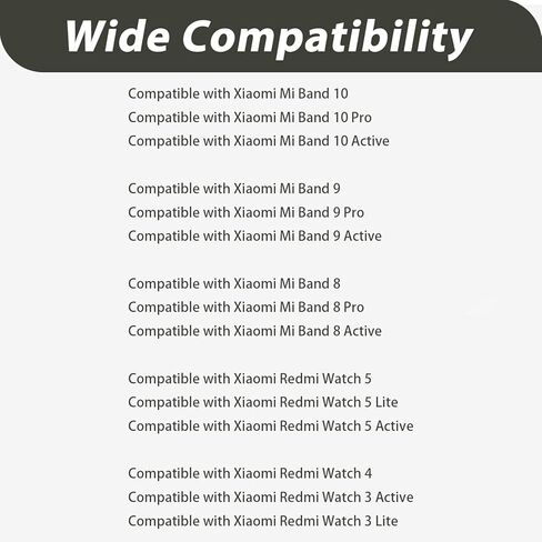 قطعتان شاحن لساعة Xiaomi Redmi 5/5 Active/5 Lite/4/3 Active/3 Lite، كابل شحن مغناطيسي لـ Xiaomi Mi Band 10/10 Pro/10 Active/9/9 Pro/9 Active/8/8 Pro/8 Active/Redmi Band 2/3، أبيض أسود in Kuwait