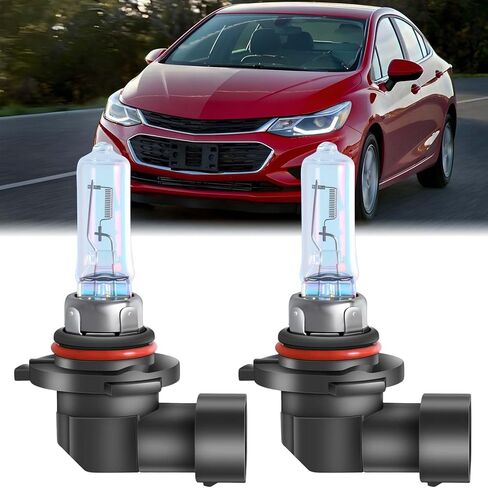 SHENKENUO Fit For Impala (2006-2013) H9+H11 High/Low Beam Ultra - High Performance Halogen Headlight Bulbs Combo,Plug-n-Play,Pack of 4 in Saudi Arabia