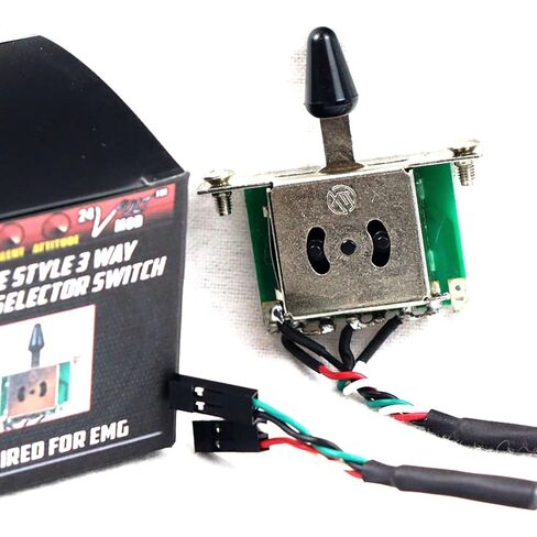 Blade Style 3 Way Pickup Selector Toggle Switch Pre-Wired for EMG Solderless Pickup Selector in Saudi Arabia