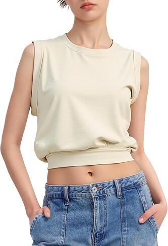 Lightweight Athletic Shirts for Women Cute Sleeveless Tops in Saudi Arabia