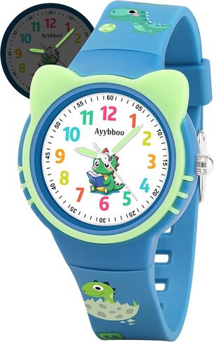 Kids Digital Watches for Girls Boys, 7 Color Lights Waterproof Cute Wristwatches for Kids with Alarm Stopwatch, Great Present for Girls Boys Ages 5-13 in Saudi Arabia
