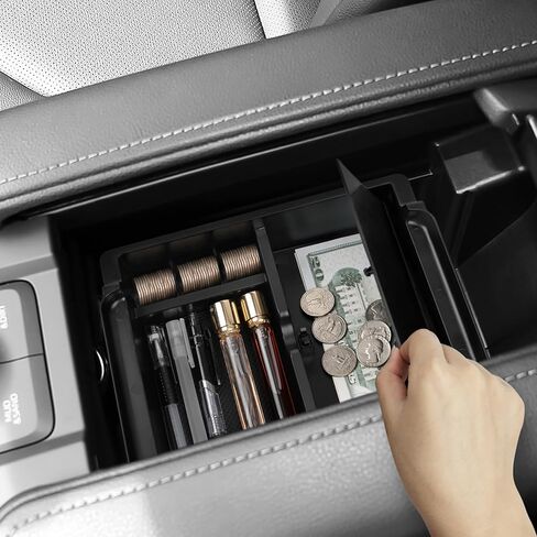 Center Console Organizer for Ford Escape 2020-2025 / Bronco Sport 2021-2025 Accessories Storage Box Armrest Secondary Insert Tray with Anti-Slip Mat in Kuwait